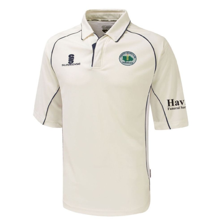 Sheppey CC - Senior Premier 3/4 Sleeve Navy Trim Shirt