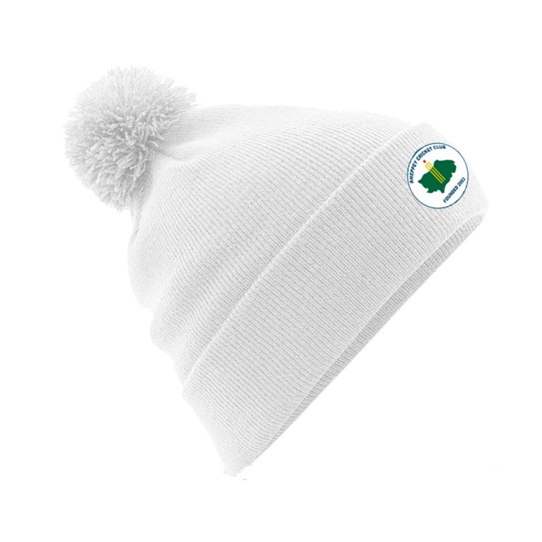 Original Pom Pom Beanie : White